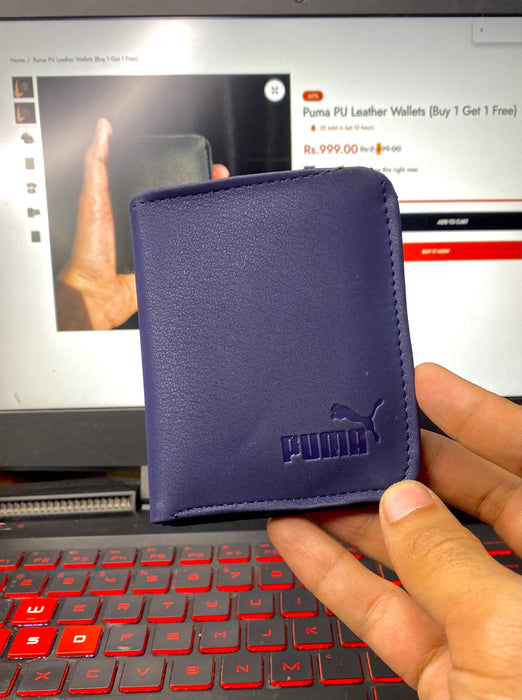 Puma PU Leather Wallets (Buy 1 Get 1 Free)