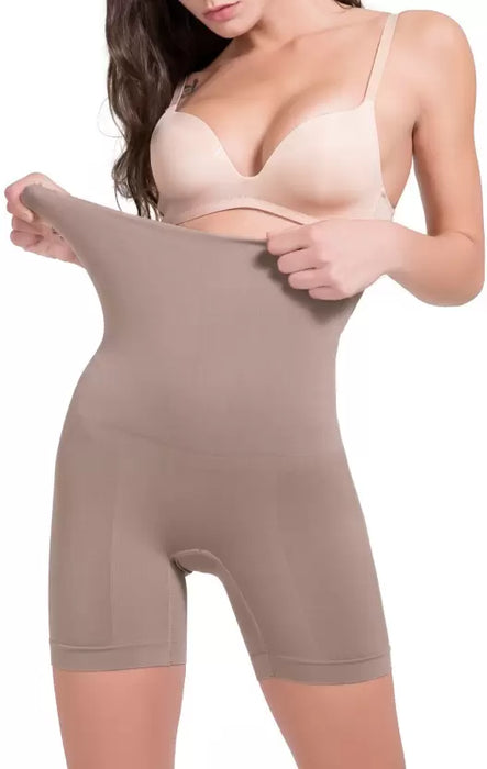 Seamless High-Waist Body Shaper: Invisible Tummy Control for Men and Women