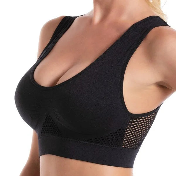 Ultimate Comfort Breathable Air Bra: Seamless Lift-Up, Wire-Free Support