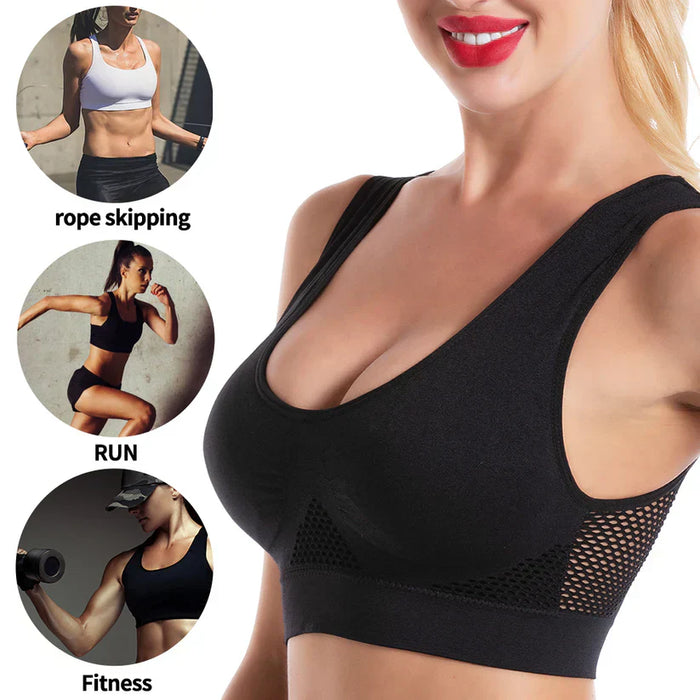Ultimate Comfort Breathable Air Bra: Seamless Lift-Up, Wire-Free Support