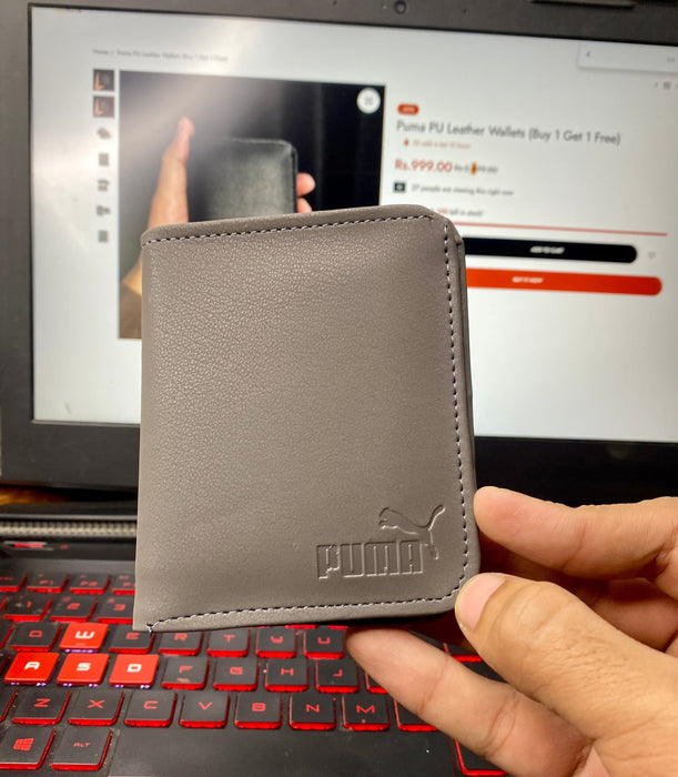 Puma PU Leather Wallets (Buy 1 Get 1 Free)