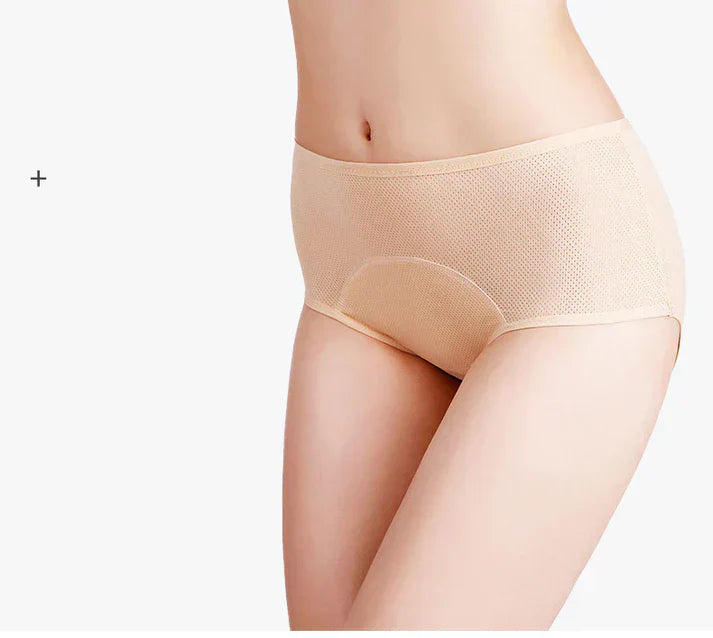 Seamless Anti-Leakage Period Panties: 100% Leak-Proof Cotton Underwear for Women